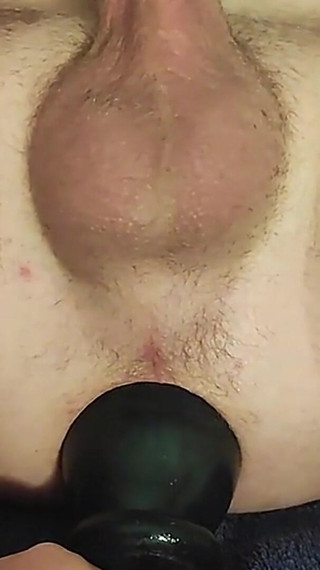 Orgasm and Inflatable Anal Dilator for My Naughty Husband