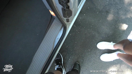 Blonde Babe Gets Ass Fucked Outdoor!