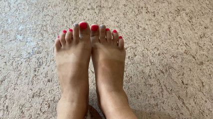 Foot fetish of my feet. Lick my fingers, oh yeah