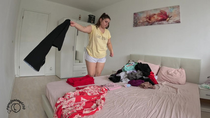 Farting Like a Beast: Folding Clothes in My Shorts