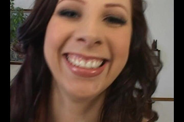 Very beautiful hot milf sucks cute cock and drink semen