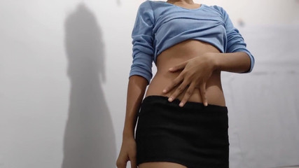 Hot College Girl Masturbates