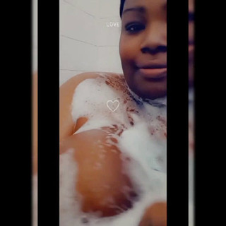 Bathing these big tits