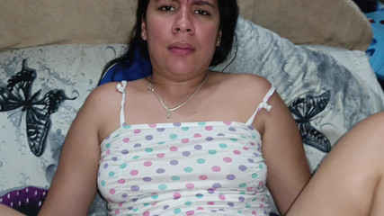 My Colombian Stepmother Calls Me to Her Room to Suck My Cock and I Get Fucked by Her Very Hot