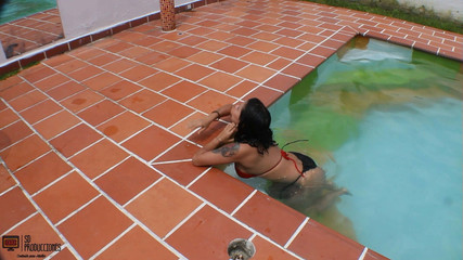 Fucking My Stepsister in an Outdoor Cabin - Spanish Porn