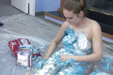 Chubby messy fetish girl