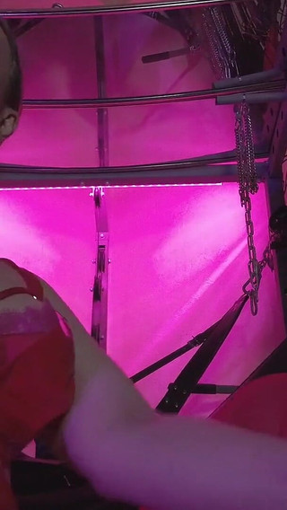 Dominatrix Eva Latex Fetish Femdom Mistress Red Rubber Solo Stockings Big Ass MILF Sexy Hot Heels Panties BDSM