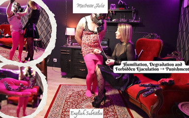 Humiliation, Degradation Ejaculation and Punishment! - Mistress Julia