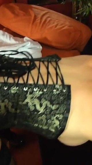 Horny Brunette Babe Gets Gangbanged