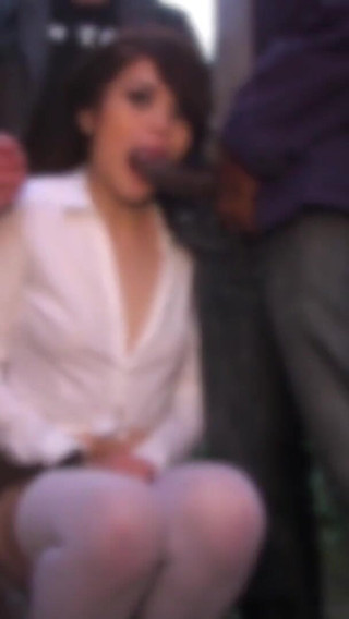 Petite Asian College Babe Heads to the Back Alley to Blow Multiple Cocks and Become a Dogging Slut