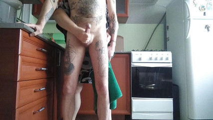 Helped me cum by jerking off my cock