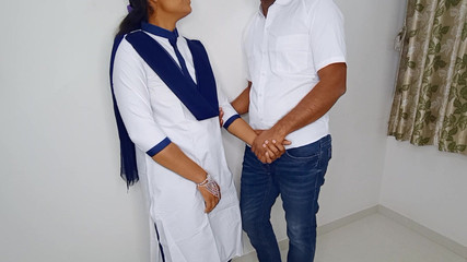 Komal Gets Pussy Fucked with Her Boyfriend After Missing Class at College