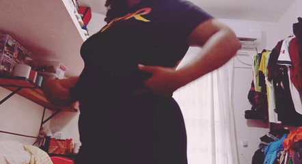 My Boyfriend Catches Me with Open Legs and After Doggy Style He Cum Inside Creampie