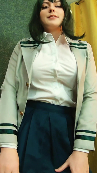 Tsuyu Asui From My Hero Academia Seduces You with Her Big Fat Booty