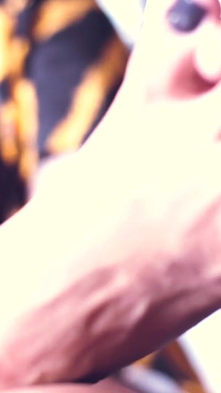 Foot Goddess Smoking & Burping