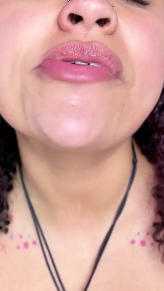 Asmr Close-up Mouth Eating Gummy Worms and Talking About Swallowing You