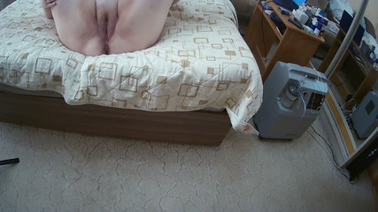 Mother-in-law Shines Her Big Meaty Cunt in Front of the Camera