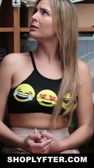 Hot smuggler banged by the security officer