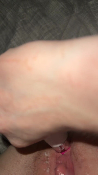 Kylie Roughly Fucking Herself with Vibrator