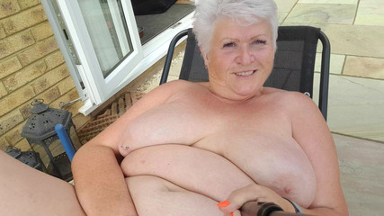 Naked garden playtime