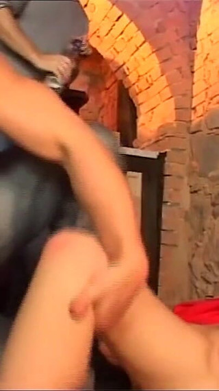 Young Girl Has a Rough Threesome with Two Bad Guys