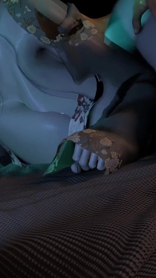 3D BBW Asian Whore Naked Her Huge Tits Got Fucked by Old Dick