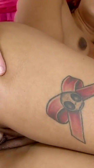 Brunette with natural tits gives Terry Reid anal sex and deep blowjob # 5