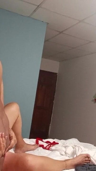 Filling the Neighbor's Pussy with Milk Missionary Style