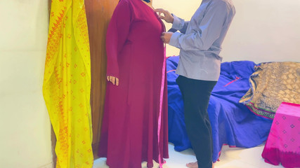 Desi Big Ass Stepaunty Fucked by Tailor in Shop Part 2