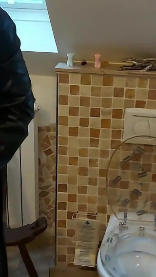 Miss Alessa Milano Feeding From Toilet Part 1