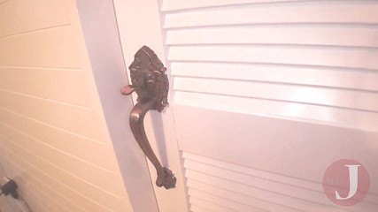 Asian girl sucks cock in the bathroom