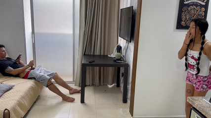 My Little Stepsister Surprises Me by Masturbating While I Review Her Cell Phone Gallery