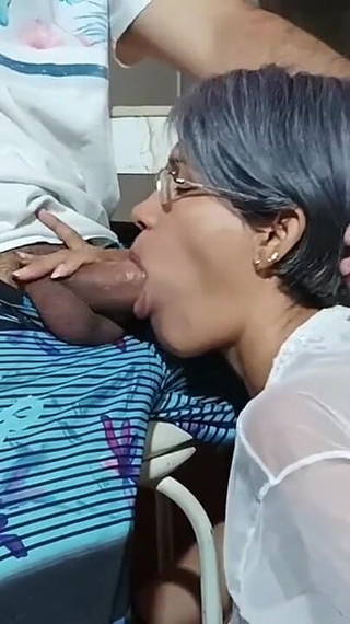 I Fuck My Stepson in the Kitchen. I Love His Big Cock in My Mouth.