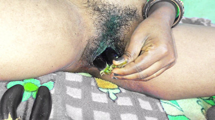 Brinjal Inside Pussy Sex Desi Bhabhi Masti Time