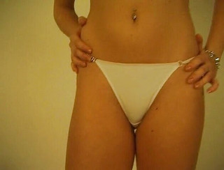 Gorgeous brunette girl gets her wet bush fingered