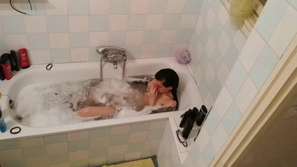 Cam in a slim teen girls bathroom pt1 HD