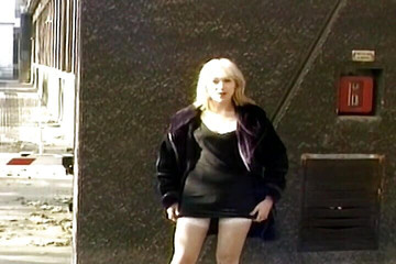 French Blonde Getting Her Asshole Filled with Cum