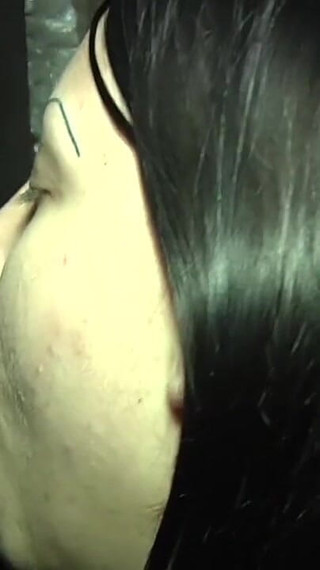 Skinny Babe Adrien Blows Huge Cock P1