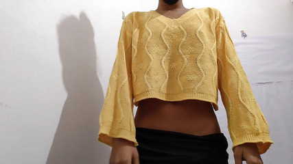 Hot Girl Friend Masturbation on New Home