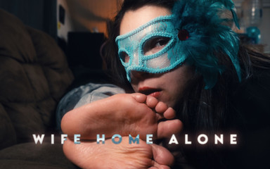 Wife Home Alone - Foot Worship