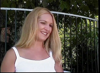 Hot blonde teen screwed by a hard cock