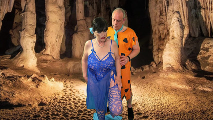 The Flintstones: Granny Betty Rubble Masturbates, Sucks Fred’s Cock & Fucks Him