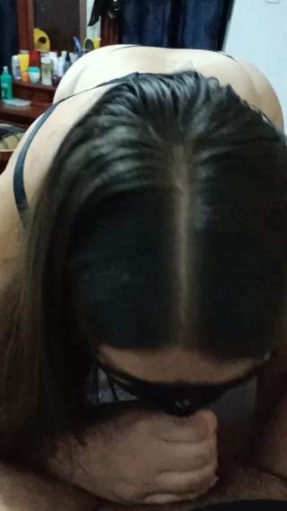 Colombian Latina Whore Hotwife Hindo Wakes up Wanting to Suck Him off and Eat Cum