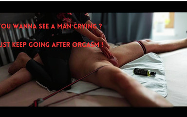 Long Edging and Very Hard Post Orgasm Torment