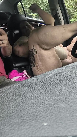 What Started off as Masterbating Int He Woods Got Her Sucking His Cock off Goid