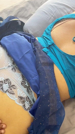 My Saree Was Lifted up - Big Ass Is Massage - Hottest Ass Tease of Indian MILF