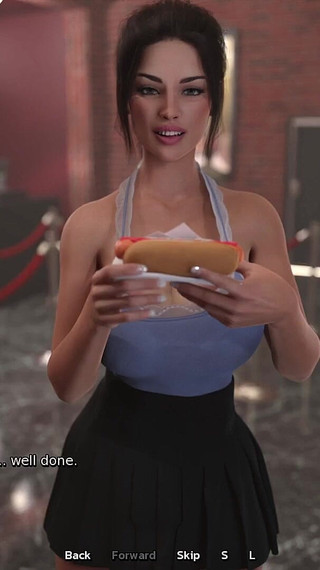 Horny Stepsister Giving Me Blowjob While Watching a Movie - 3D Hentai Animated Porn - Life in Santa County