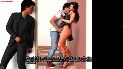 A Couple's Duet of Love & Lust by King B - Cuckold Husband Watches His Hotwife Kissing Another Man in Front of Him