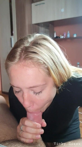 Blonde Teen Blowjob - POV