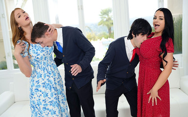 Payton Preslee's Stepson Is a Virgin?! She Can Give Him All His Firsts at Once, even a Foursome!